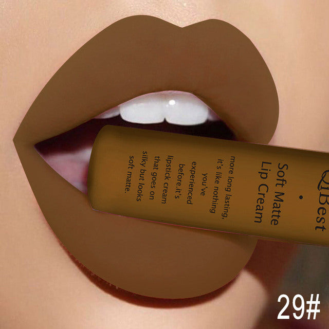 Matte Non-Stick Liquid Lip Gloss - Long-Lasting Finish Bright- Dent Store