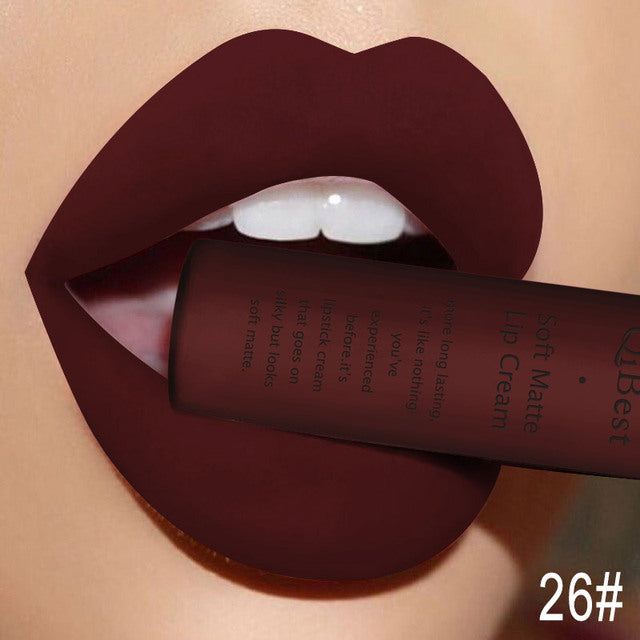 Matte Non-Stick Liquid Lip Gloss - Long-Lasting Finish Bright- Dent Store