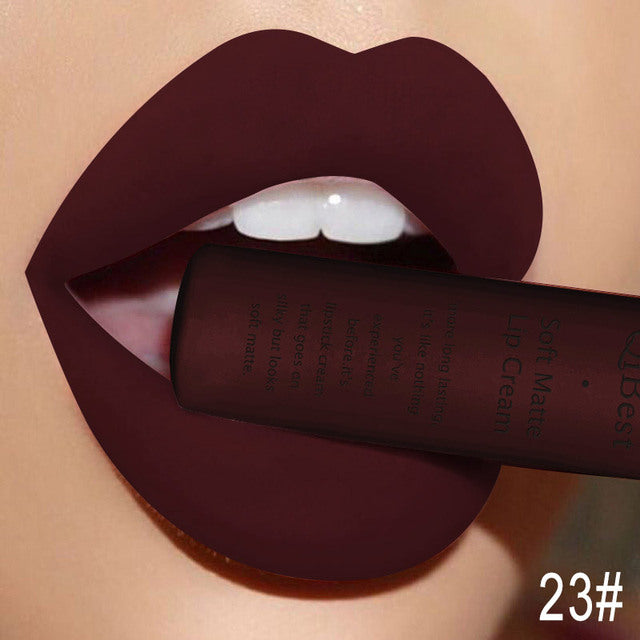 Matte Non-Stick Liquid Lip Gloss - Long-Lasting Finish Bright- Dent Store