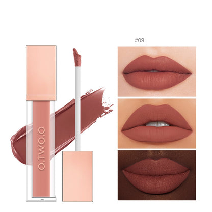 Non-Stick Velvet Matte Lip Gloss - Long-Lasting Finish Bright- Dent Store