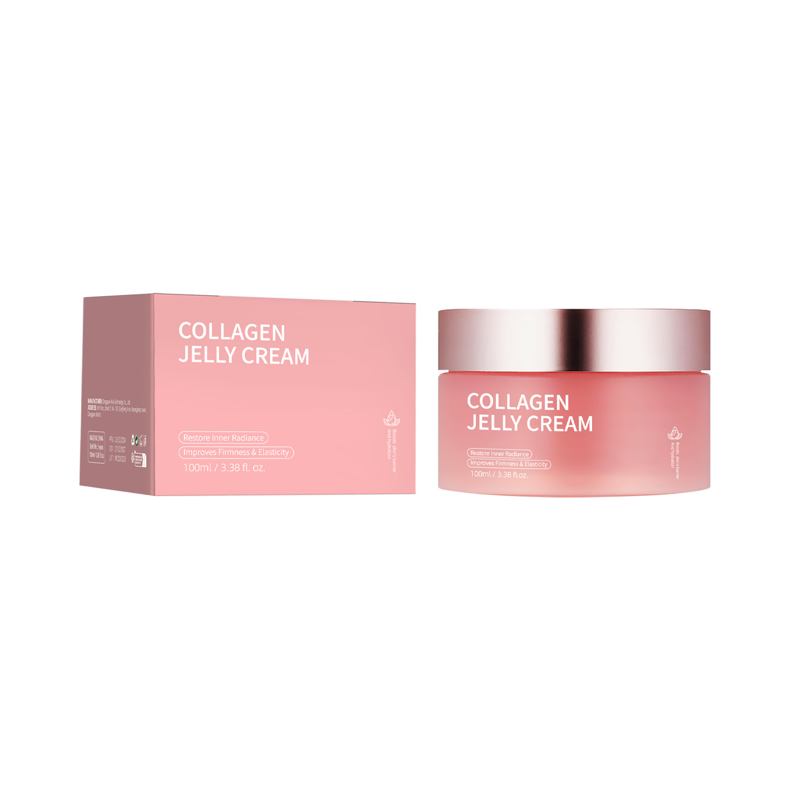 Collagen Jelly Face Cream Nicotinamide Gel Moisturizing And Brightening Facial Mask Anti-aging Shrinks Pores Jelly Cream Essence Bright- Dent Store