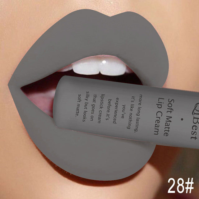 Matte Non-Stick Liquid Lip Gloss - Long-Lasting Finish Bright- Dent Store