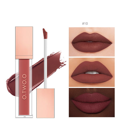 Non-Stick Velvet Matte Lip Gloss - Long-Lasting Finish Bright- Dent Store