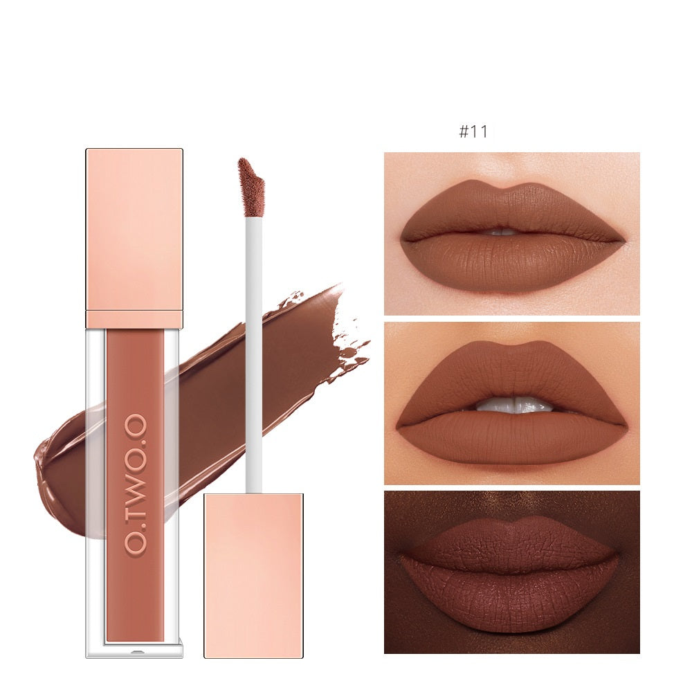 Non-Stick Velvet Matte Lip Gloss - Long-Lasting Finish Bright- Dent Store
