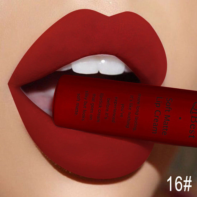 Matte Non-Stick Liquid Lip Gloss - Long-Lasting Finish Bright- Dent Store
