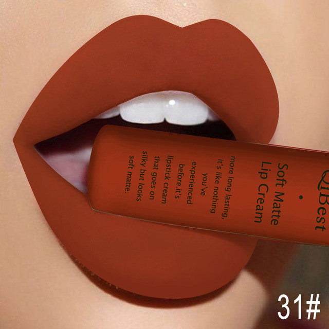 Matte Non-Stick Liquid Lip Gloss - Long-Lasting Finish Bright- Dent Store