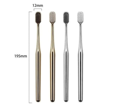 Gold-Plated Soft-Bristle Toothbrush Bright- Dent Store