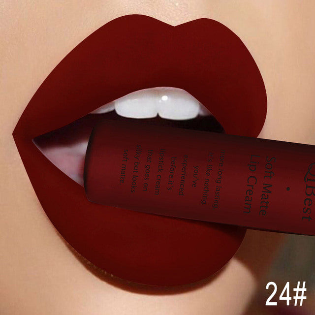 Matte Non-Stick Liquid Lip Gloss - Long-Lasting Finish Bright- Dent Store