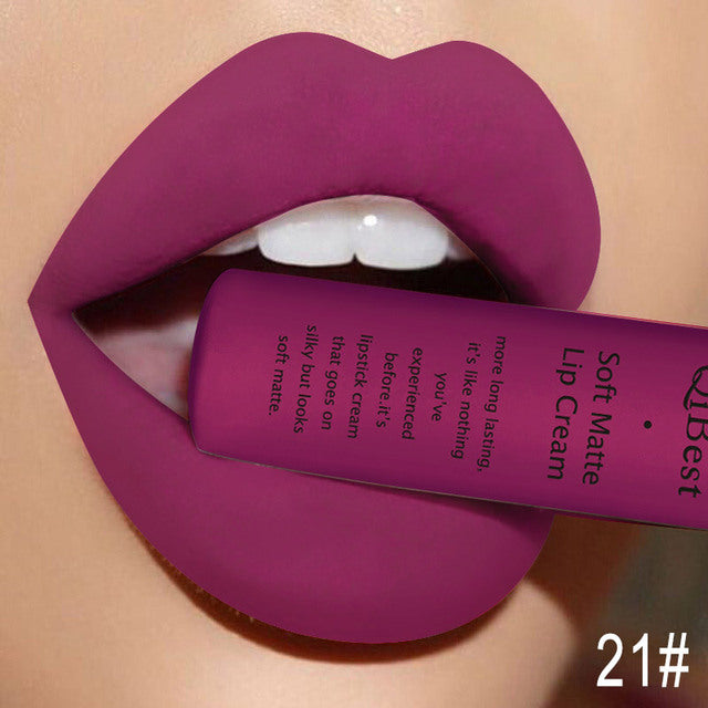 Matte Non-Stick Liquid Lip Gloss - Long-Lasting Finish Bright- Dent Store