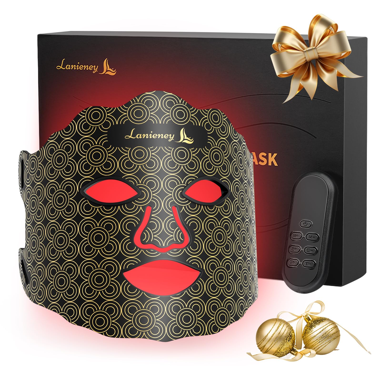 7-Color LED Face Mask – Red & 850nm Infrared Light Therapy for Acne ...